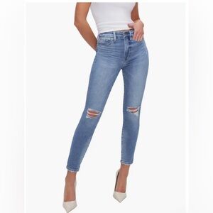 Good American Distressed Skinny Jeans